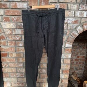 UGG Black Tencel Joggers Sz Lrg